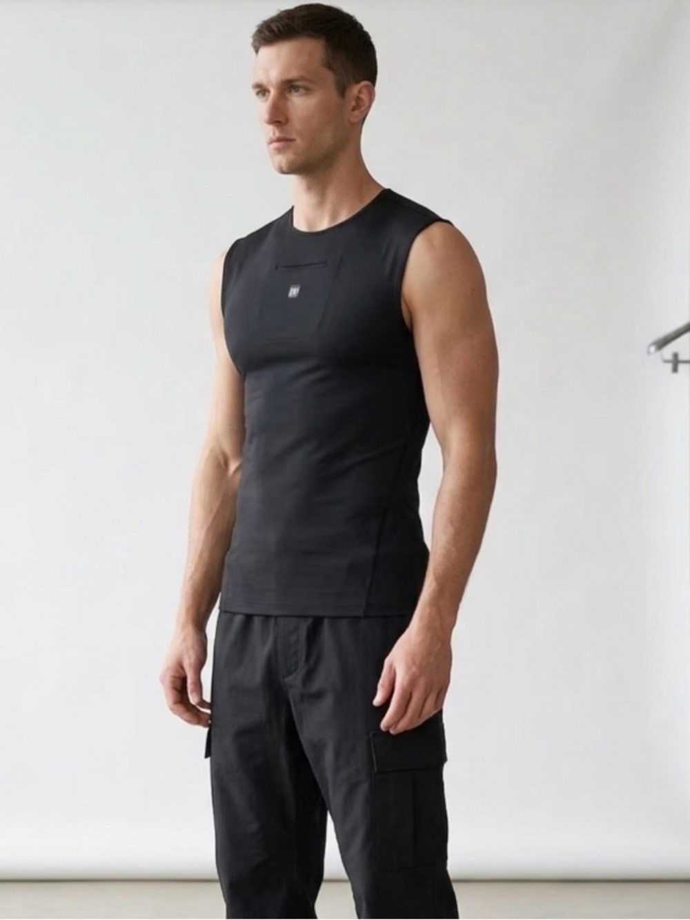 NWOT Men’s YZY/GAP Black Sleeveless Second Skin Tank Top